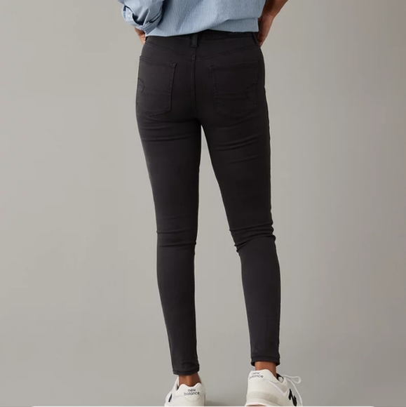 American Eagle high waisted jegging black super soft fit 00 short - Picture 5 of 5